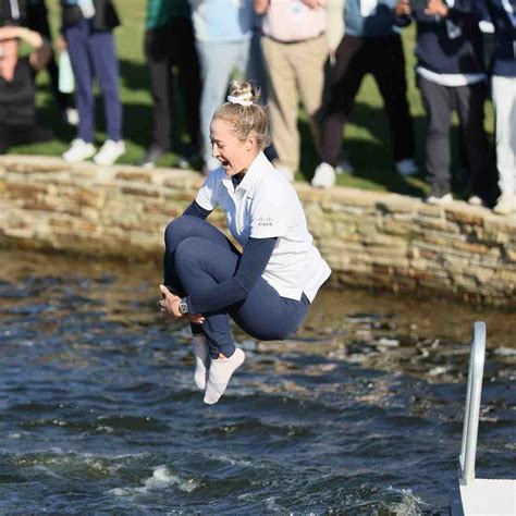 nelly korda richard mille|Nelly Korda jumps into lake.